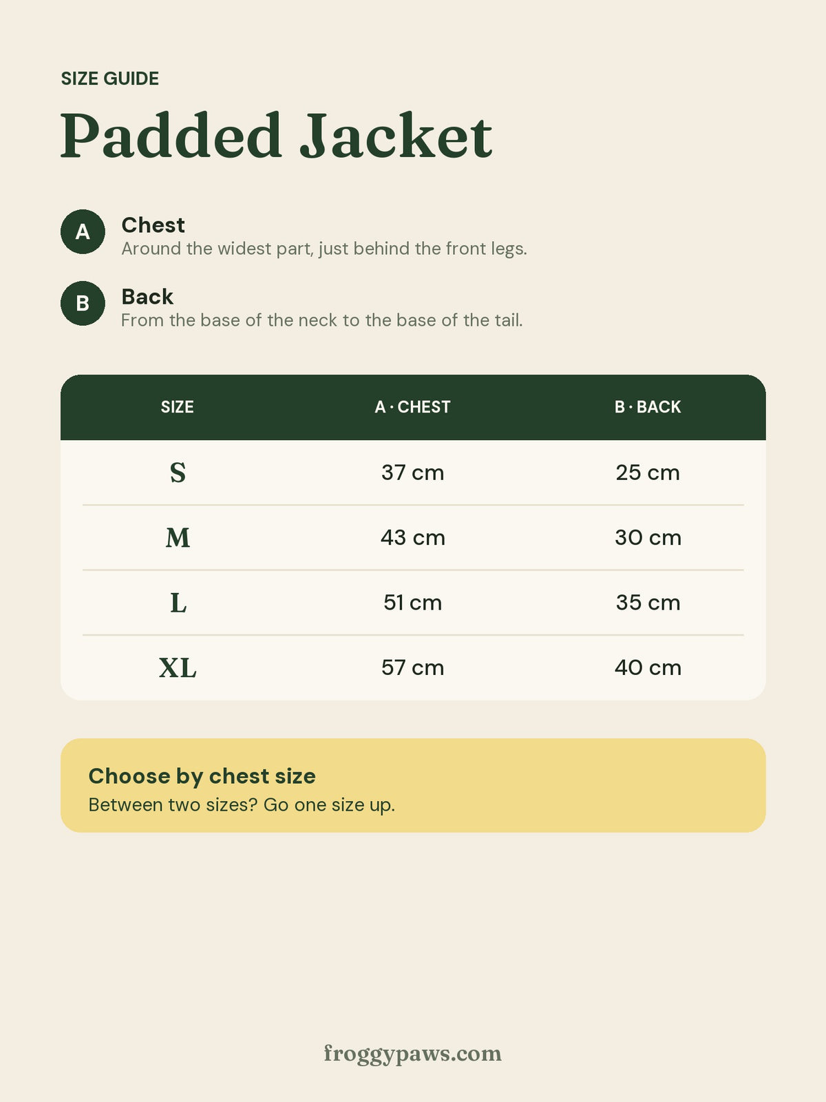 Padded Winter Jacket for Dogs